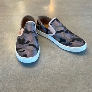 Women's Olukai Peheua Pa'i Pink Camo Slip On Shoes